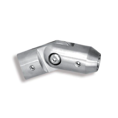 Support barreau articulé en inox pour fixation murale
